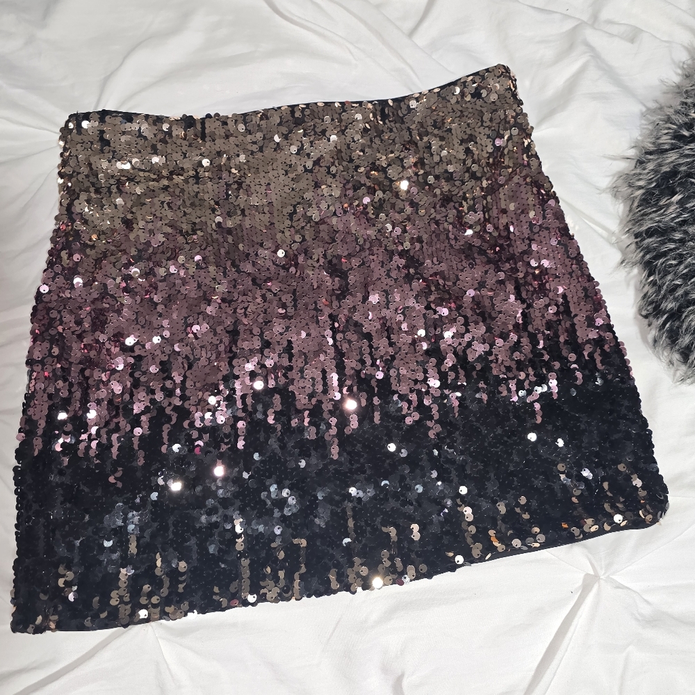 Ombre sequin skirt from Forever 21